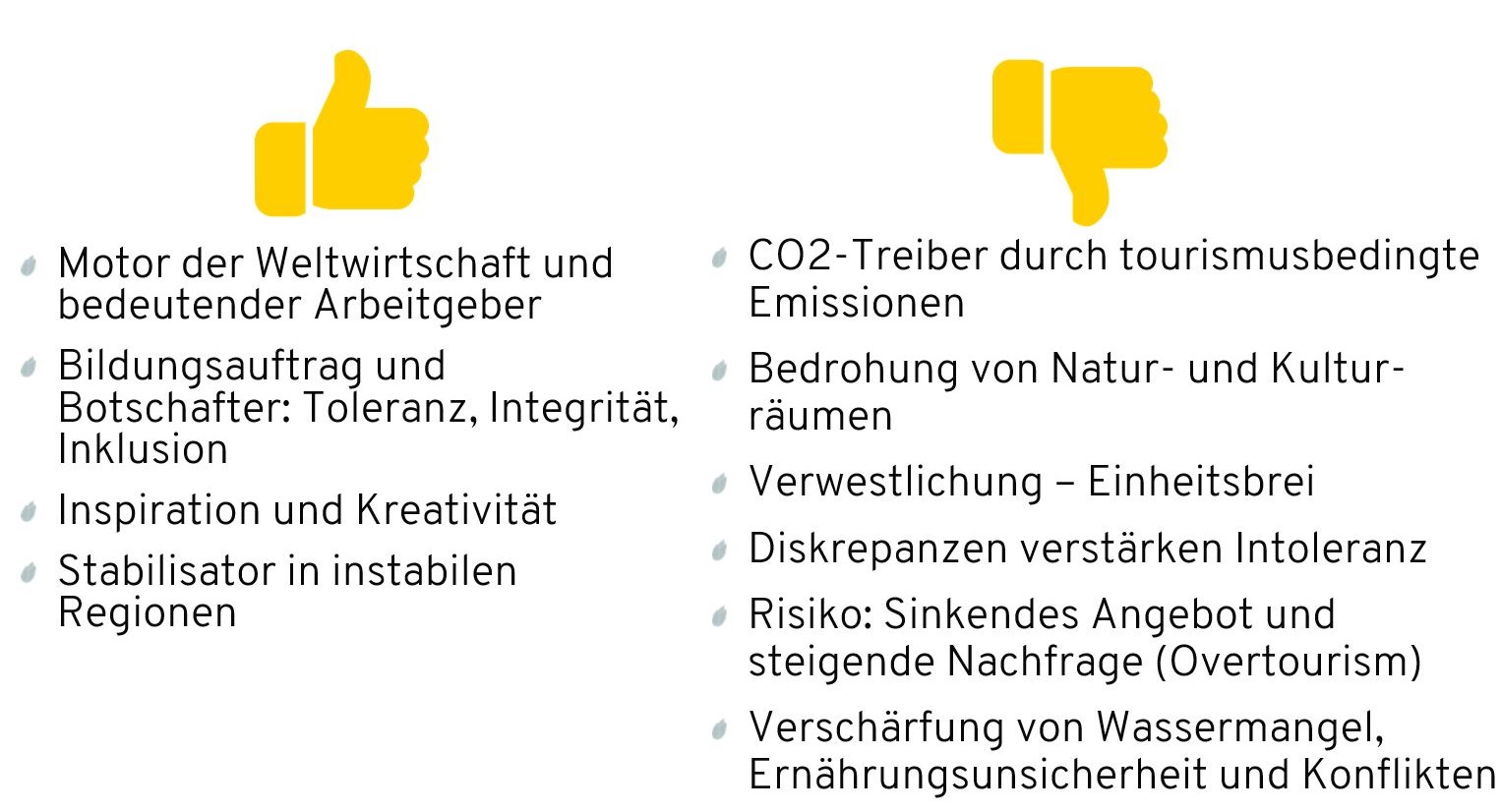 Chancen und Risiken2 Pro und Contra von Nachhaltigkeit im Tourismus