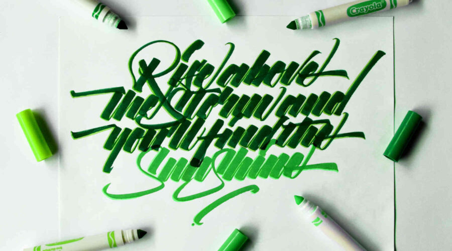 Nachhaltigkeitsmarketing Green Lettering