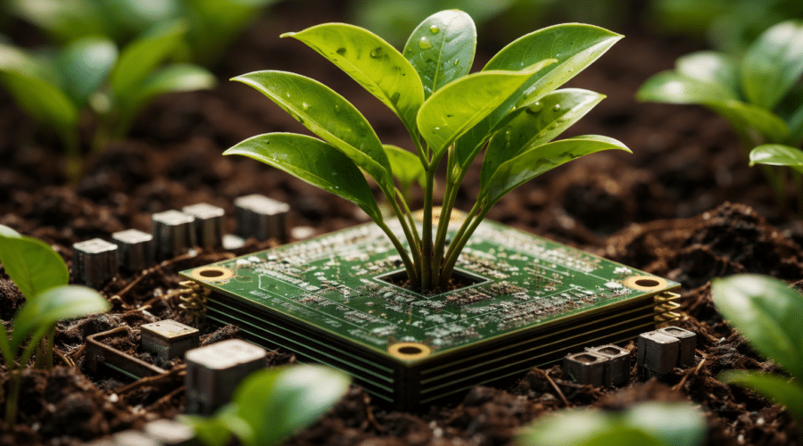 plant computer chip