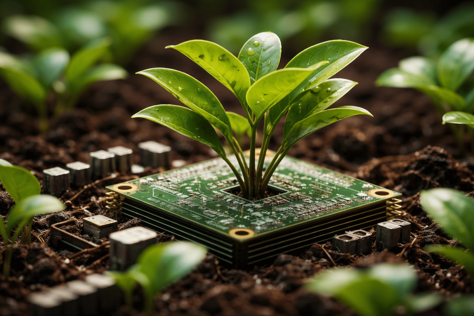 plant computer chip